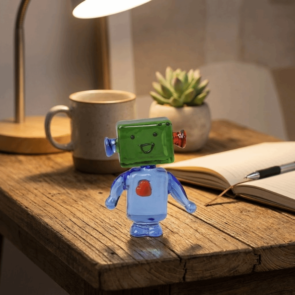 Cute Colorful Face Robot Ornam - Art Craft Robot recensie en prijs