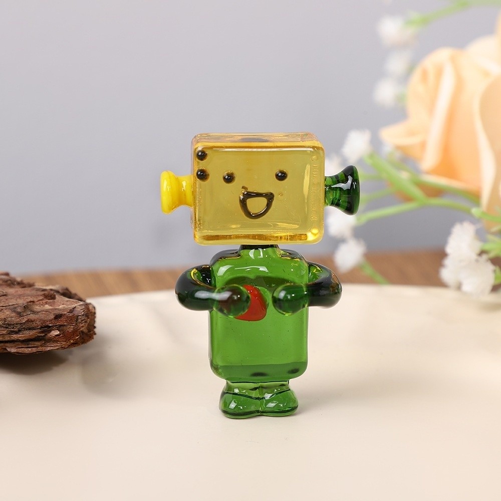 Cute Colorful Face Robot Ornam - Art Craft Robot recensie en prijs