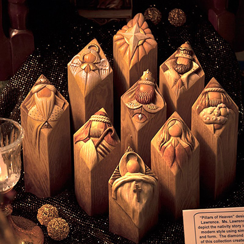 Heaven Nativity Tree Pillar St - Art Craft Restaurant recensie en prijs